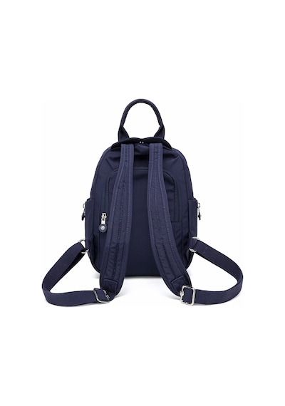 Smart Bags Günlük Küçük Boy Su Geçirmez Krınkıl Kumaş Kadın Sırt Çantası Lacivert