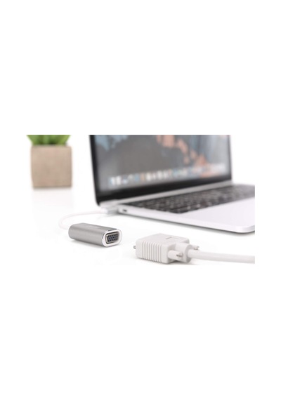 Digitus Da-70837 Usb Type-c 1080p Vga Adaptörü Alüminyum Gövde, 2