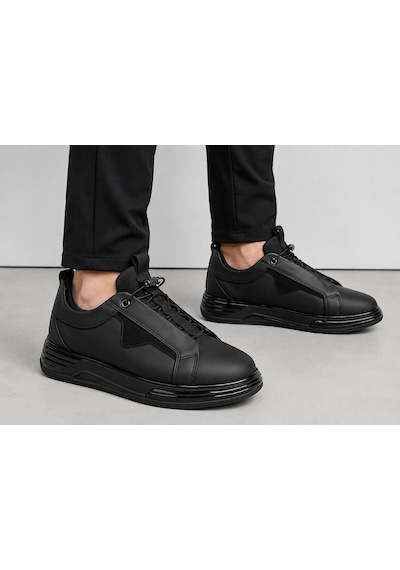 Trendyshose 7604 Anatomic Termo Taban Erkek Spor Ayakkabı Siyah