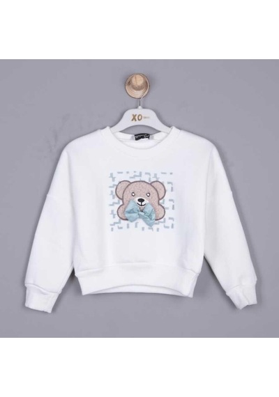 Xo Kids Kız Kazak 3-14 Yaş 0000753 Kkzk06005 Ekru