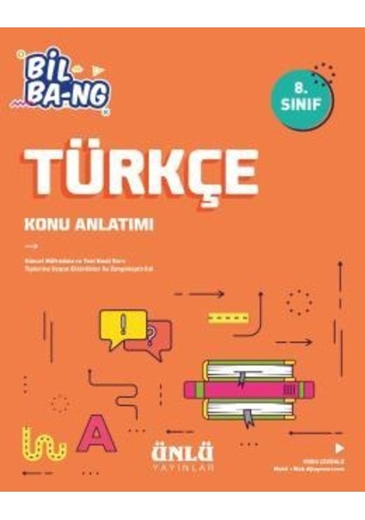 8. Sınıf Türkçe Konu Anlatım Bil Bang LGS - ÜNLÜ Yayınları