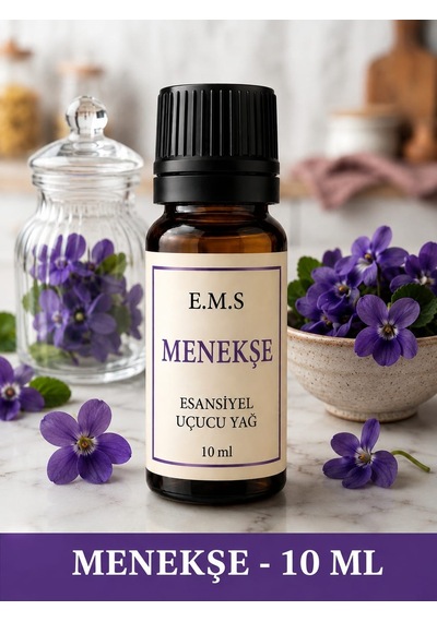 Menekşe Esansiyel Uçucu Yağ Buhurdanlık Yağı Difüzör Esansı Oda Kokusu Esansı Mum Esansı 10 Ml.