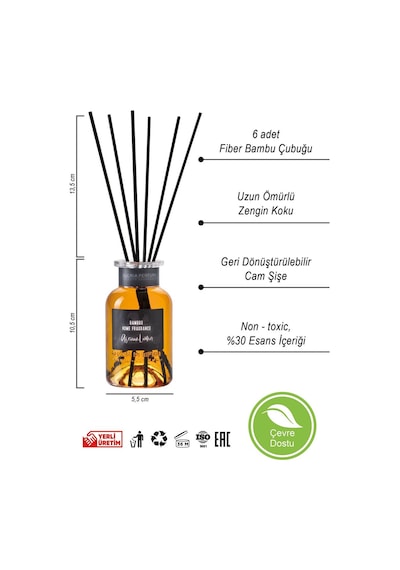 Afrika Derisi Bambu Çubuklu Oda Kokusu 150 Ml Deri