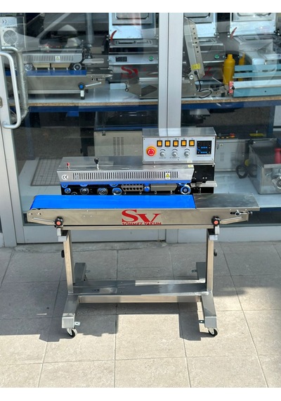 Lavion Frm-980 Gazlı Çerez Cips Gıda Paketleme Makinesi Yapıştırma Makinası Tarih Kodlamalı