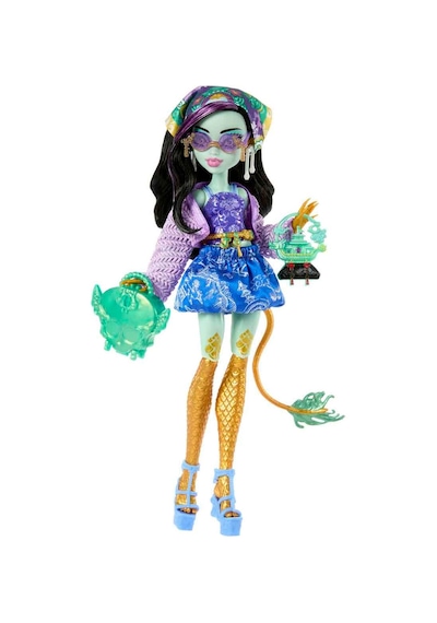 Monster High Gizemli Arkadaşlar Tatil Bebeği Jınafıre Long Jdr52