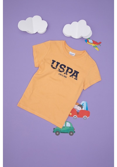 U.S. Polo Assn. Erkek Çocuk Kavun Basic Bisiklet Yaka Tişört 50306512-VR202 U.S. Polo Assn. Erkek Çocuk Kavun Basic Bisiklet Yaka Tişört 50306512-VR202