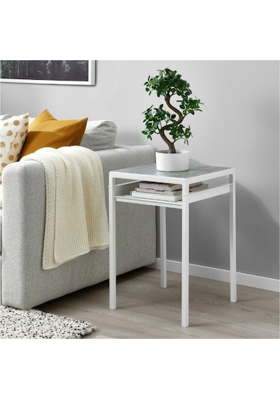 Ikea Fejka Saksılı Yapay Bonsai 47 Cm Siyah Beyaz Koyu Yeşil Çok  Renkli