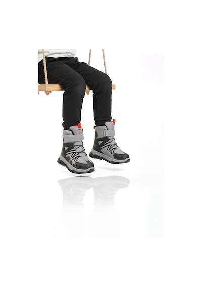Gri Cırtlı Kaymaz Taban Unisex Çocuk Bot Hilly P Gri