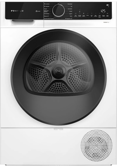 Profilo KM0961CKTR 9 KG Isı Pompalı Çamaşır Kurutma Makinesi Beyaz
