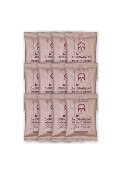 Kurukahveci Mehmet Efendi Türk Kahvesi 100 G Folyo Ambalaj X 12 Adet 8690627021209 Diğer