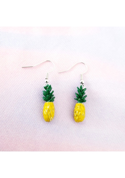 Ananas Renkli Küpe Çok Renkli