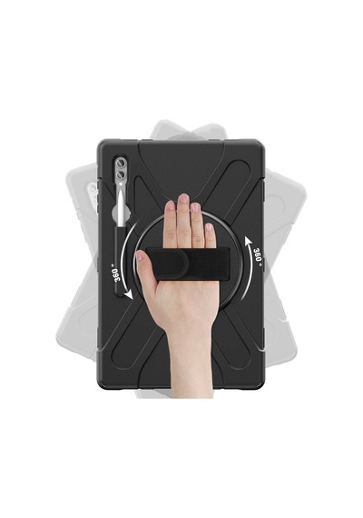 Samsung Galaxy Uyumlu Tab S9 Ultra Sm-x910 Defender Askılı Zırhlı Tank Case
