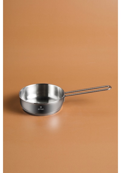 Emsan Baby Çelik Tava 14 Cm Gümüş