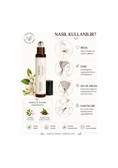 Neroli Roll - %100 Doğal Portakal Çiçeği Yağı 10 Ml