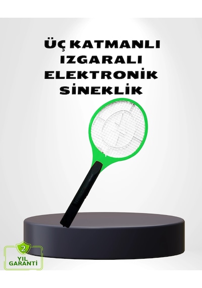 Zenvia Taşınabilir Elektronik Sineklik Üç Katmanlı Güvenli Izgara Ve Kimyasız Koruma Znv2026