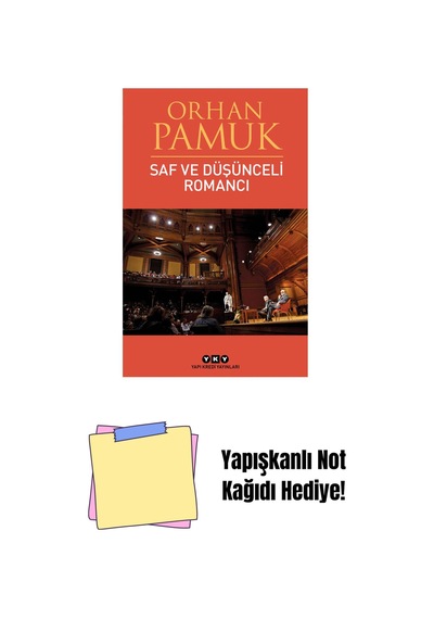 Saf Ve Düşünceli Romancı + Yapışkanlı Not Kağıdı