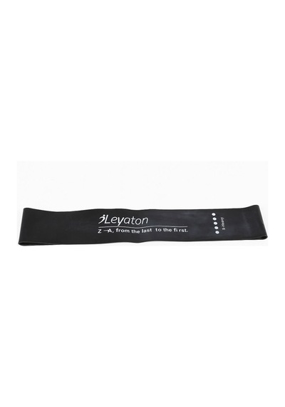 Leyaton Latex Aerobik Band 1.1 Mm Extra Sert Siyah