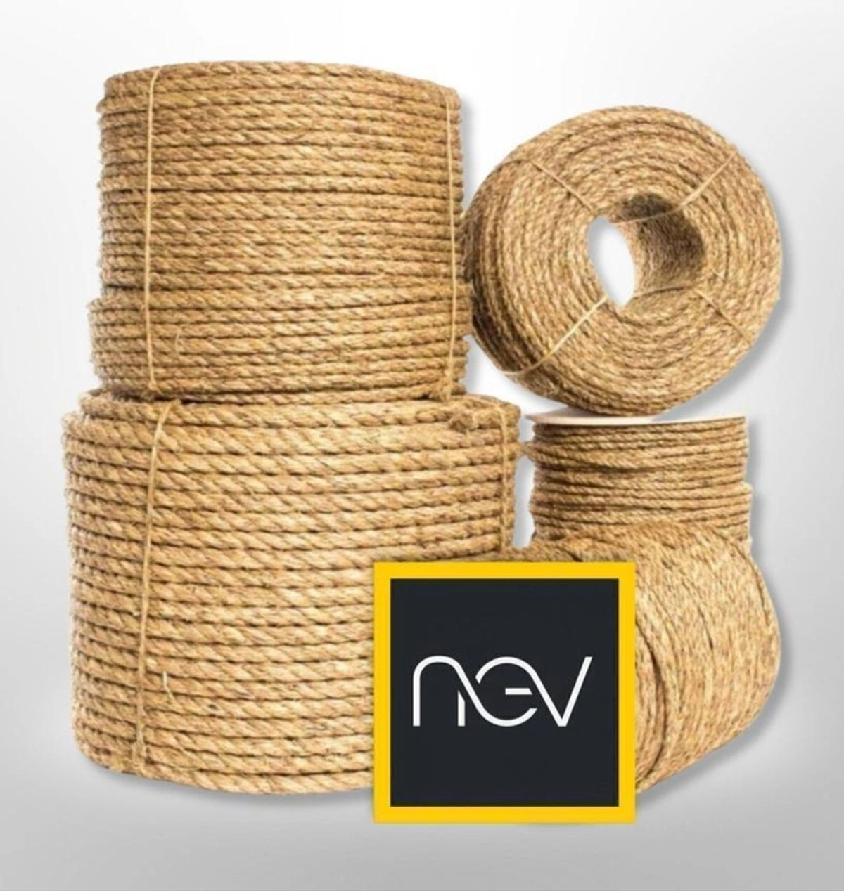 3 Mm 15 Metre Jüt Halat Kendir Doğal Ip