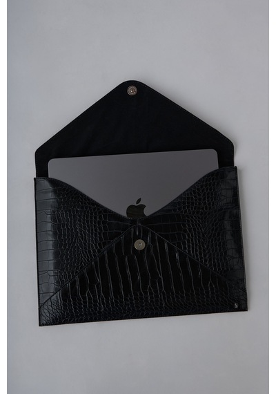 Suud Collection Siyah Loe Croco Çanta
