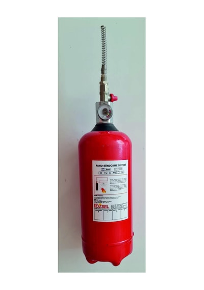 2 Kg Mikro Yangın Söndürme Cihazı Kkt Tozlu Ev Araç Ofis İş Yeri İçin
