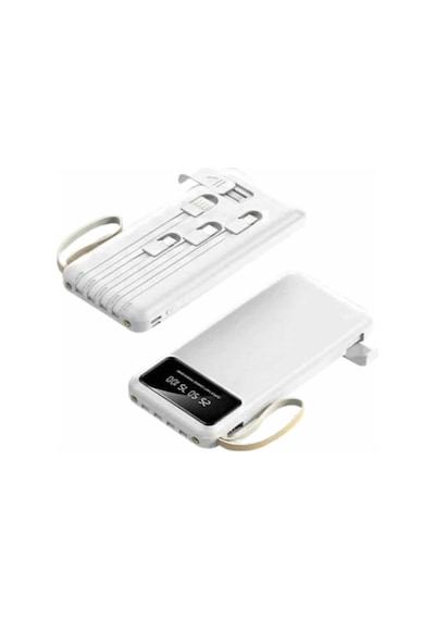 Powerbank 20.000 Mah Hızlı Şarj Özellikli Taşınabilir Usb Girişli Sarı
