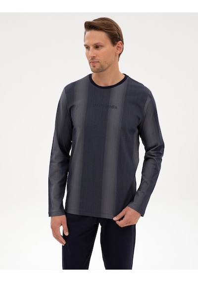 Pierre Cardin Erkek Lacivert Pijama Takım 50322637-200 Lacivert
