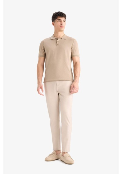 DeFacto Standart Fit Polo Yaka Kısa Kollu Triko Tişört E3241AX25SPBG129