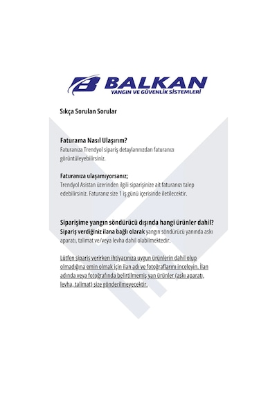 6 Kg Ruhsata Uygun 4 Yıl Köpüklü Yangın Tüpü Talimat-askı