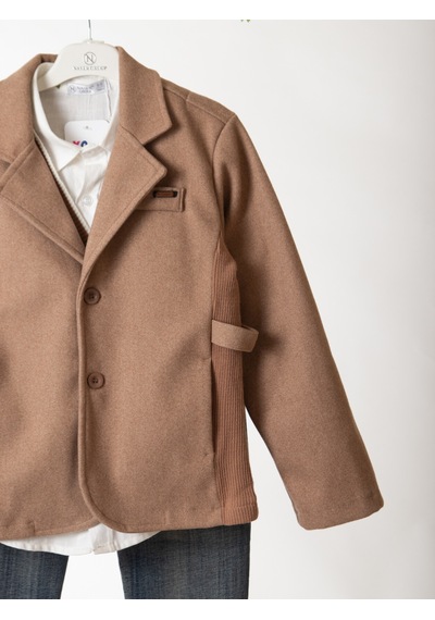 Xo Kids Erkek Çocuk 4lu Alt Üst Takım 6-9 Yaş 13204 Camel