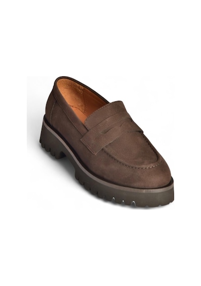 Fox Shoes V944086101 Kahverengi Hakiki Deri Nubuk Kalın Tabanlı Makosen Ayakkabı Kahverengi Fox Shoes V944086101 Kahverengi Hakiki Deri Nubuk Kalın Tabanlı Makosen Ayakkabı Kahverengi