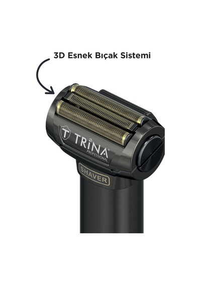 Trina Profesyonel Tıraş Makinesi Siyah Trnsklks0015bl