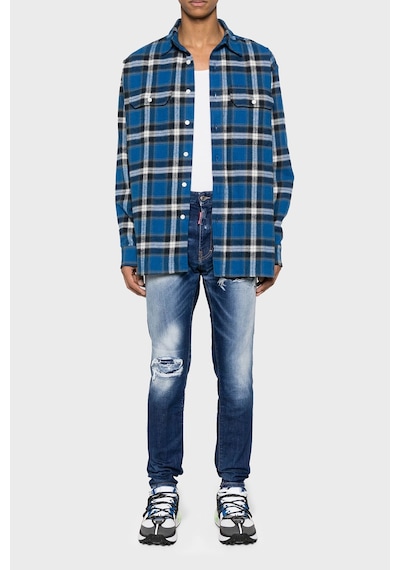 Dsquared2 Erkek Kot Pantolon S74lb1452 S30663 470 Lacivert