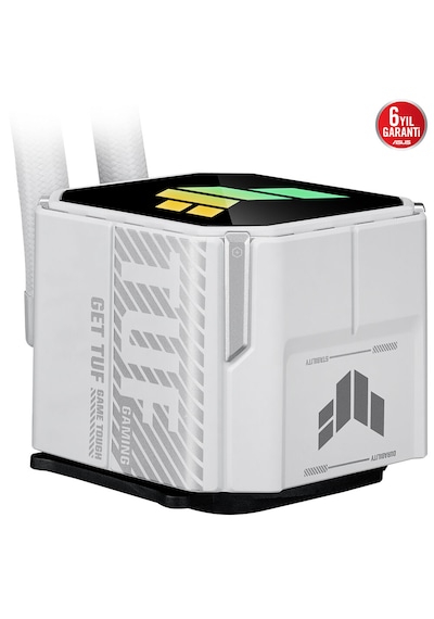 Asus Tuf Gaming Lc Iıı 360 Argb White Edition 360mm Intel-amd Uyumlu Işlemci Sıvı Soğutucu 120MM FAN