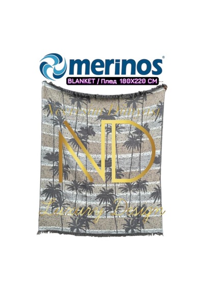 Merinos Miami Çift Kişilik Battaniye Çok Renkli