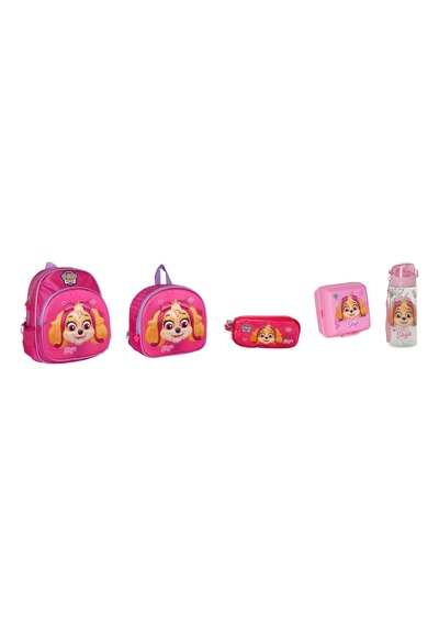 Paw Patrol Skye Anaokulu Çantası 2652 Seti Kabartmalı-5 Parça Çok Renkli