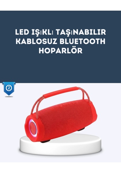 Tf Kart Ve Aux Destekli Ipx6 Suya Dayanıklı Bluetooth Hoparlör