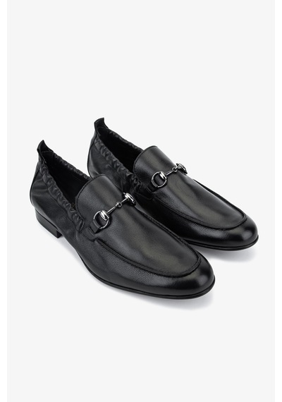 Valmenti Erkek Hakiki Deri Siyah Loafer Ayakkabı 99 A8150 Erk Ayk Y26 Sıyah Dr