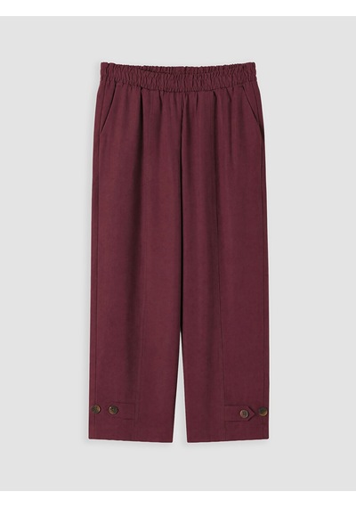Lcwaıkıkı Classic Pembe Beli Lastikli Modal Karışımlı Kadın Pantolon