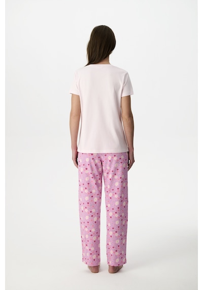 Penti Pembe Weekends Pamuklu Pantolon Pijama Takımı