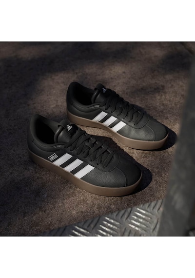 Adidas Vl Court 3.0 Siyah - Beyaz Unisex Sneaker Id8796 Siyah - Beyaz