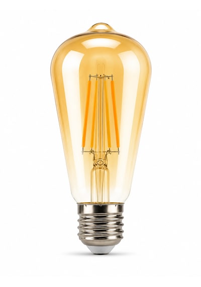 Rbr St64 Led Filament Ampul E27 4w 2500k Rustik Dekoratif Amber Cam