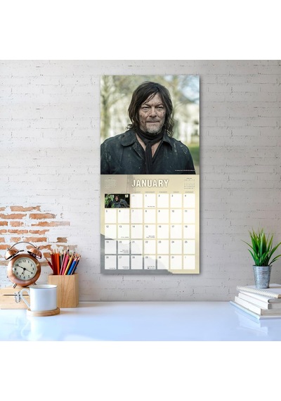2025 Walking Dead: Daryl Dixon Duvar Takvimi Çok Renkli