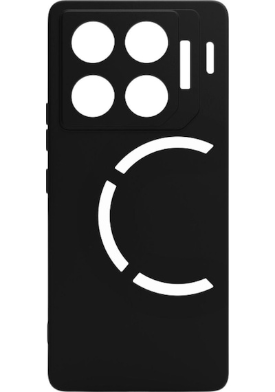 Infinix Gt 20 Pro Kılıf Kamera Korumalı Silikon Rubber Arka Kapak Siyah