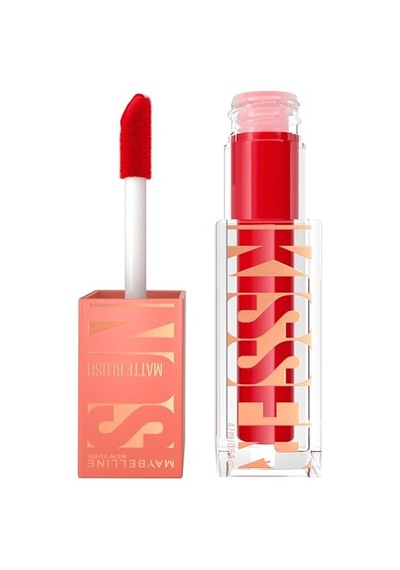 Maybelline New York Sunkisser Hazy Matte Likit Allık - 36 Spicy Red 00