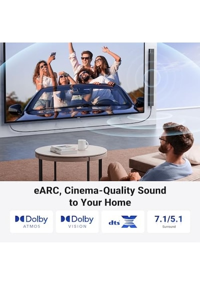 8k Hdmı 2.1 Kablo 3d Earc Hdcp 2.2/2.3 Pc İçin Ps5/ps4 Soundbar Hdtv 5m