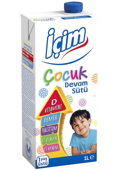 İçim Çocuk Devam Sütü 1 Lt X 6 Adet