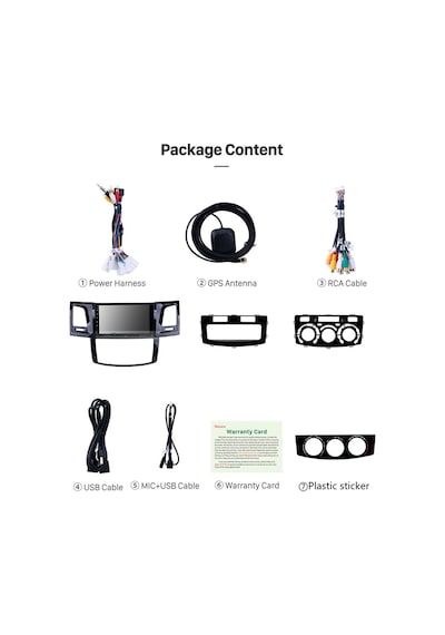 Toyota Hılux A/c 2008-2014 Multimedya Navigasyon Usb Kamera Carplayer Uyumlu