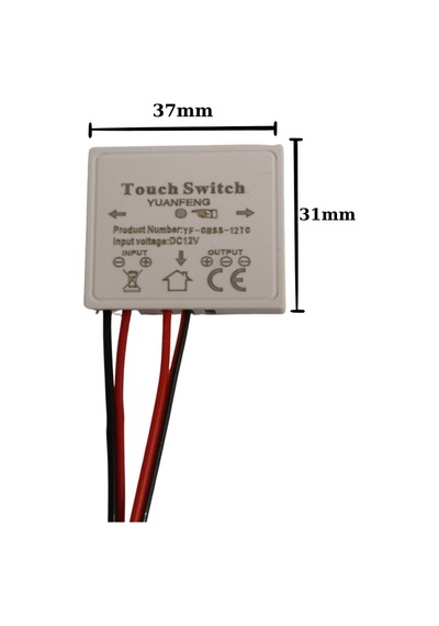12v 3a Dokunmatik Touch Ayna Arkası Sensörü Beyaz Banyo Aynası Sensörü Mobilya Sensörü Led Işık