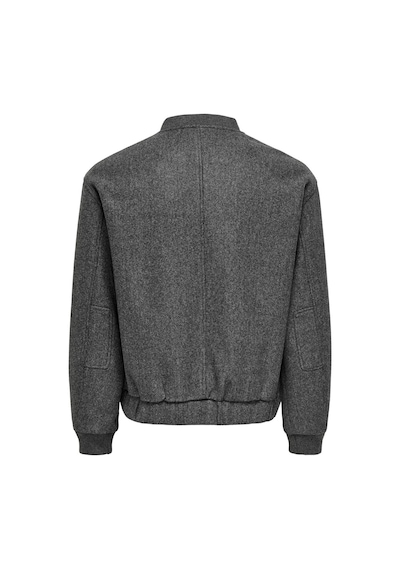 ONLY & SONS Onsworf Lıfe Bomber Jacket Otw Erkek Gri Mont - 22034739