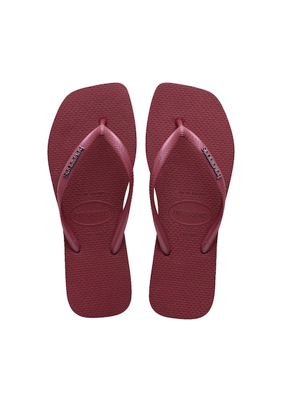 Havaianas Square Logo Metallic Plaj Terliği 4148257 Amarant Rengi Koyu Kırmızı